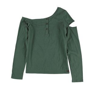 n:philanthropy Womens Eero Henley Shirt, Green, S, DM